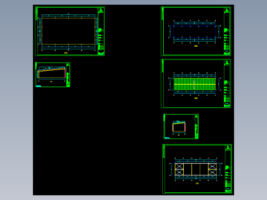 某公司钢结构彩钢CAD
