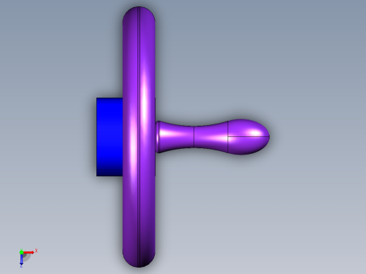 三辐手轮俯视缩略图