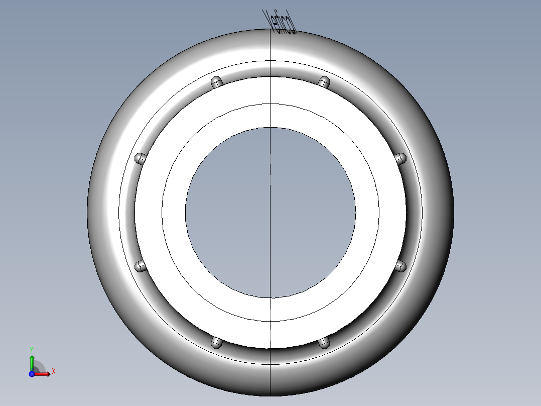 PVC管件-0.75in check valve前视图