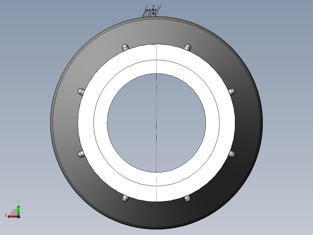 PVC管件-0.75in check valve后视图