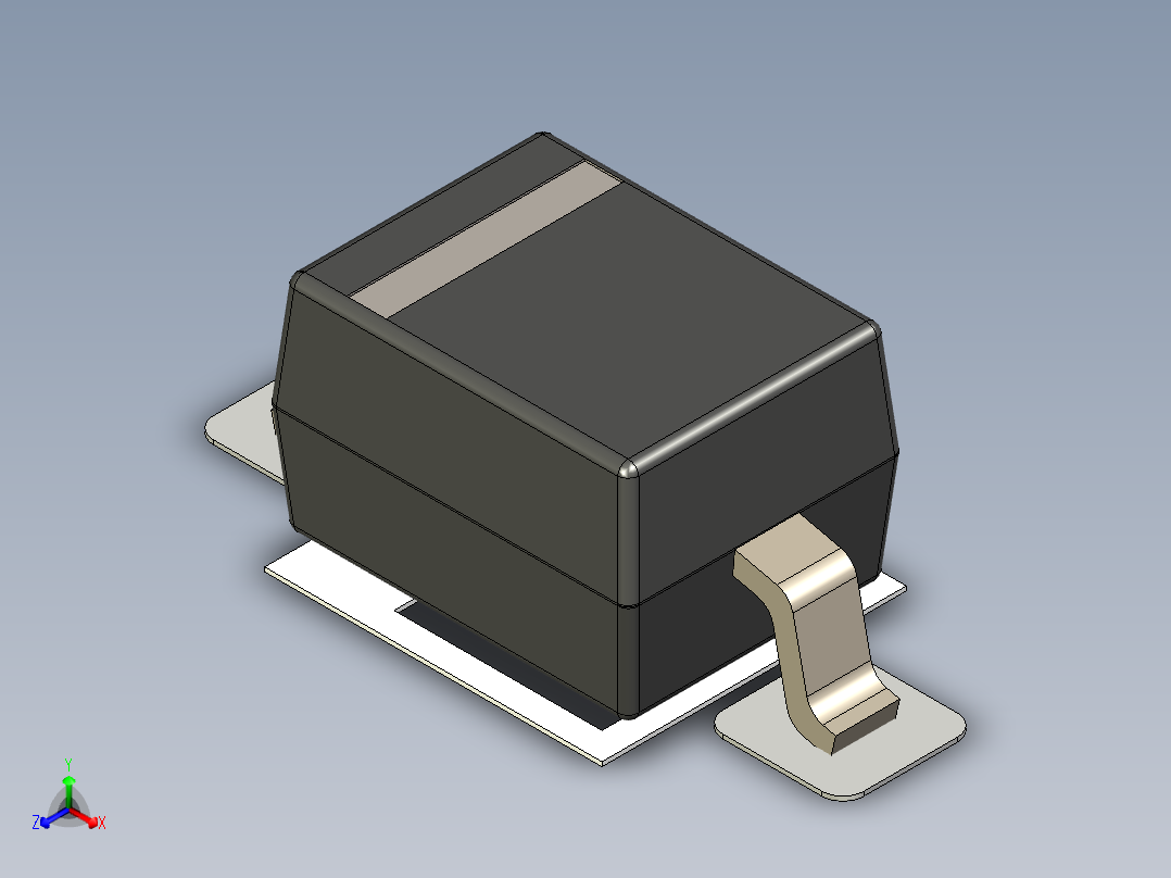 元器件3D封装sod32338