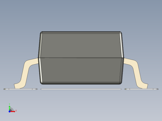 元器件3D封装sod32338前视缩略图