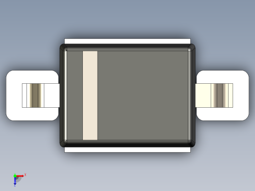 元器件3D封装sod32338俯视缩略图