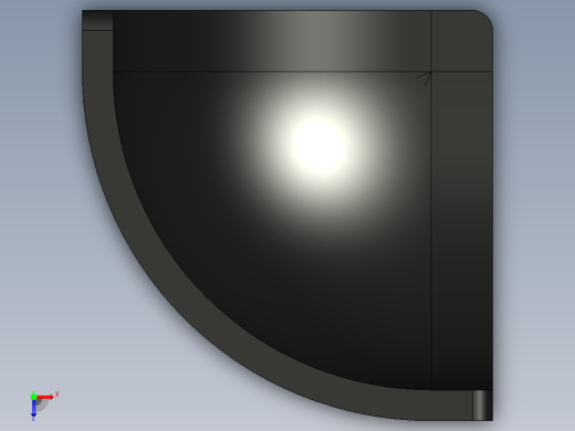 型材-BR 20X20 CORNER BRACKET DOME CAP 3842548712俯视缩略图