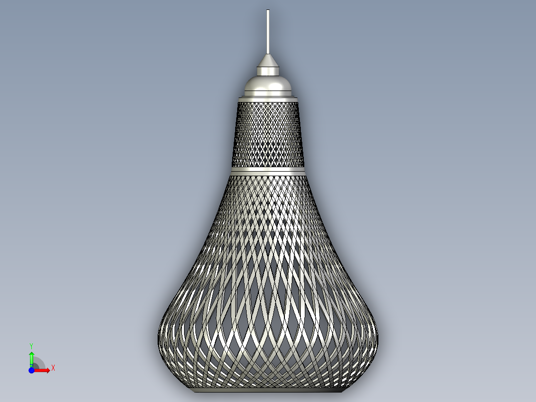 3D打印灯前视图
