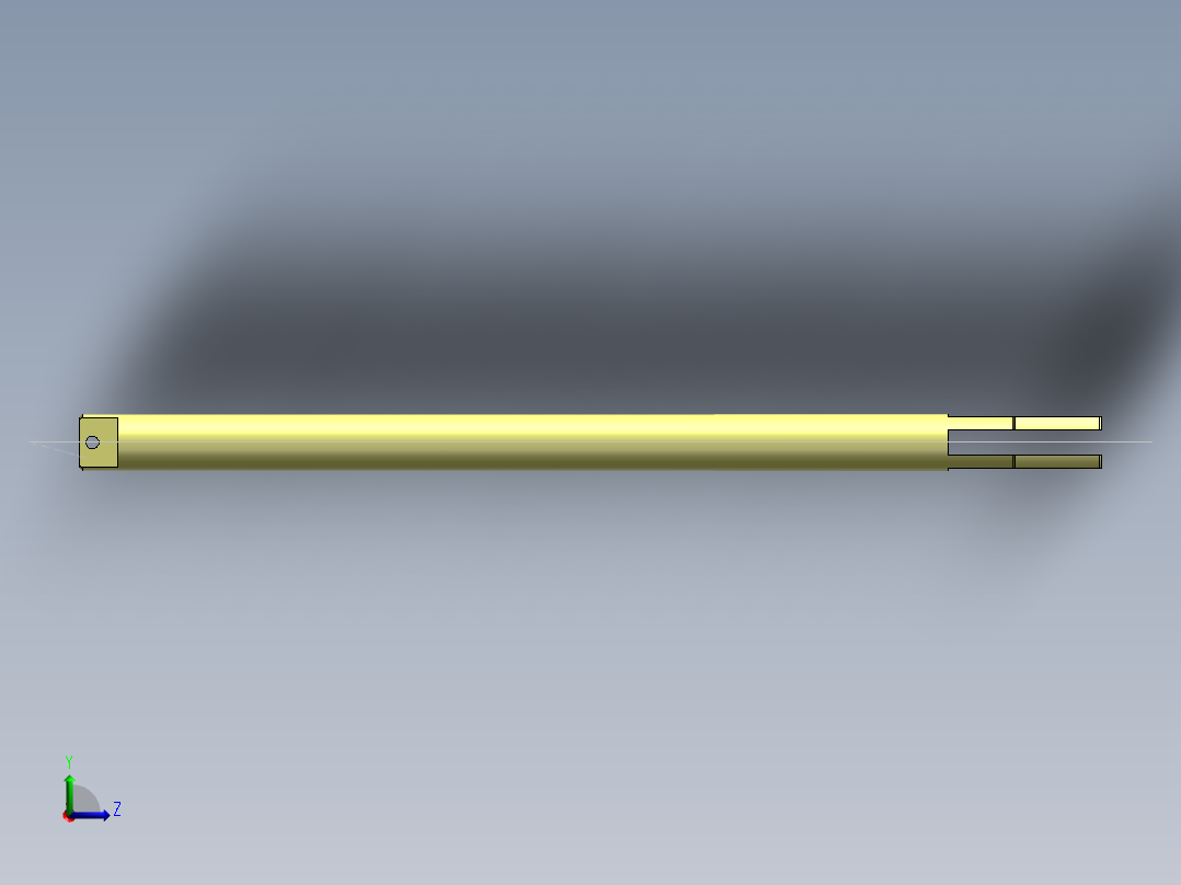 S17 输出轴左视图