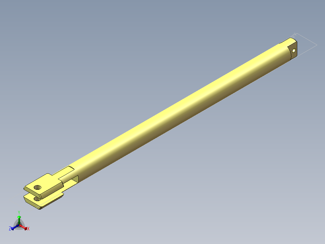 S17 输出轴正等轴测图