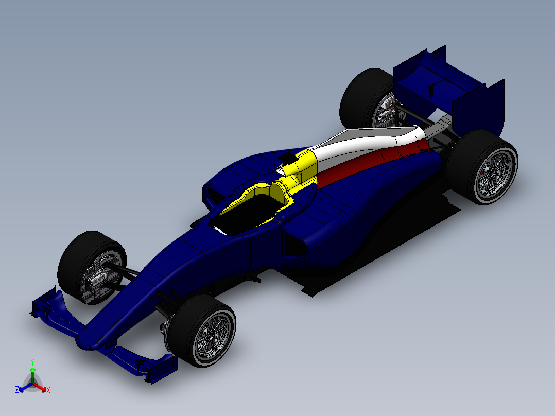 赛车 (42)正等轴测图
