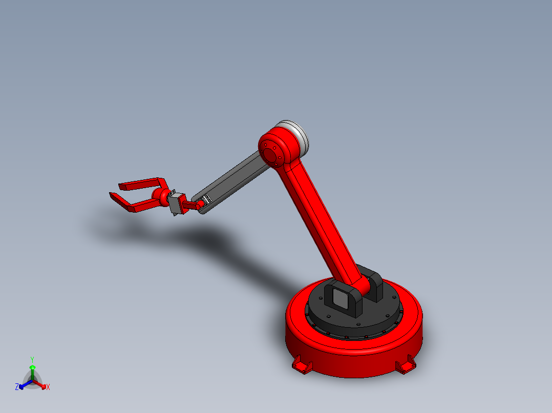 机械臂正等轴测图