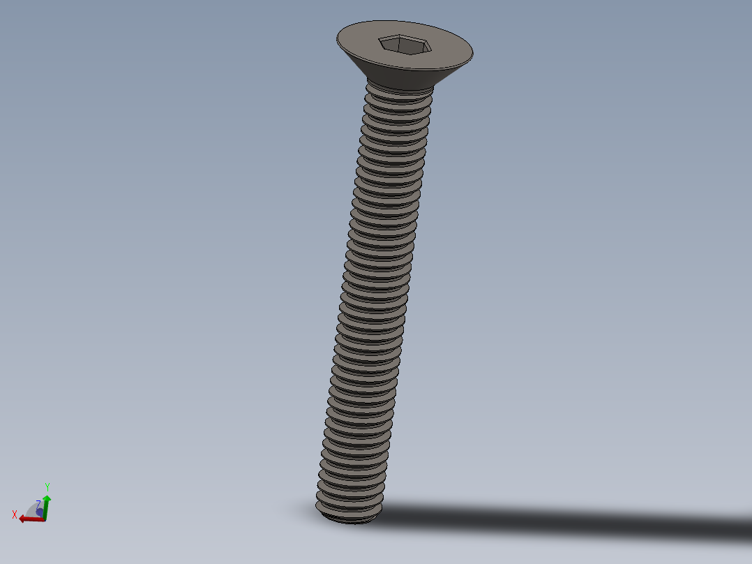 Screw_ISO_10642_M6x45_A2.SLDPRT主视图