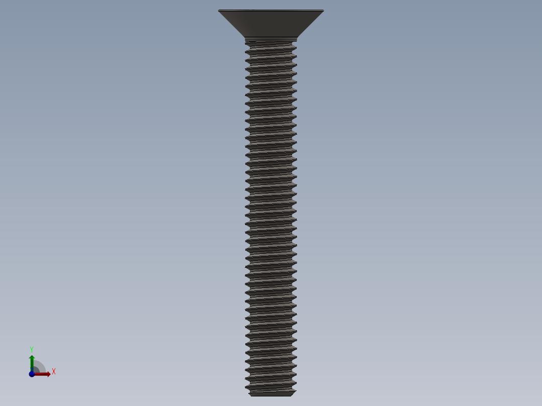 Screw_ISO_10642_M6x45_A2.SLDPRT前视图