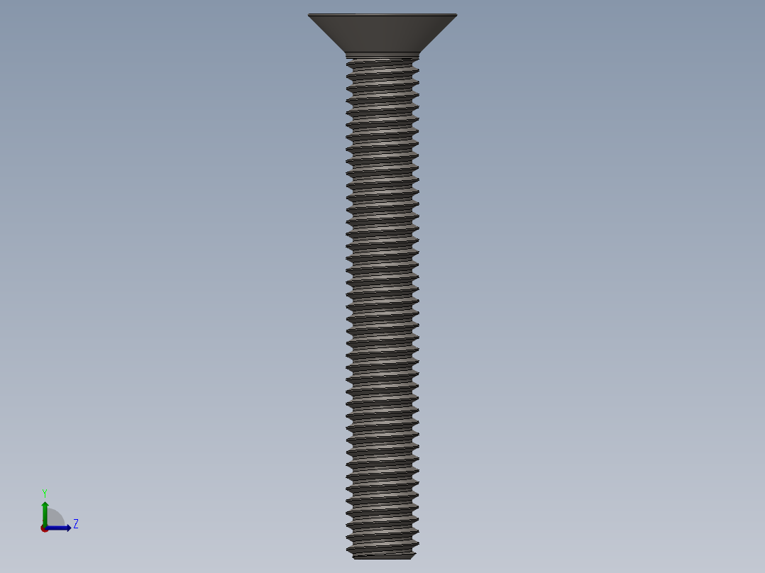 Screw_ISO_10642_M6x45_A2.SLDPRT左视图