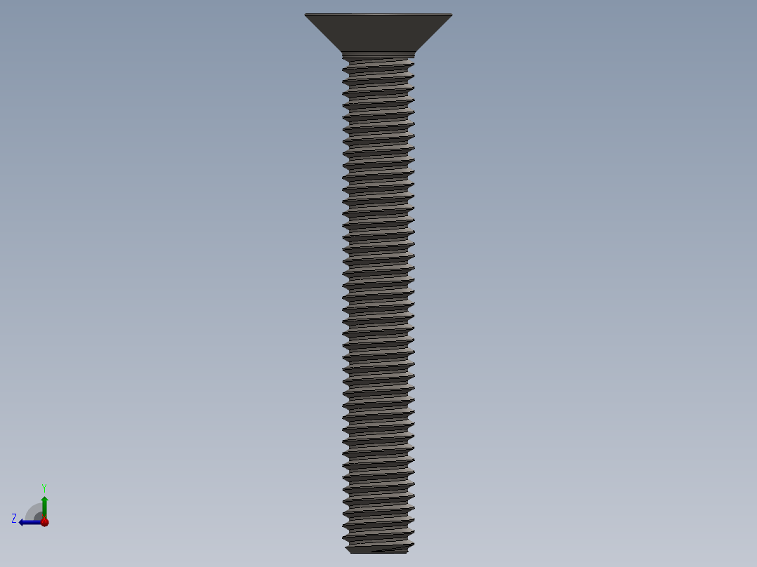 Screw_ISO_10642_M6x45_A2.SLDPRT右视图