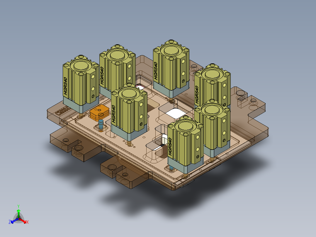 UM5401-C-笔记本CNC工装夹具三维模型CNC1铣外形+内腔避位-201215