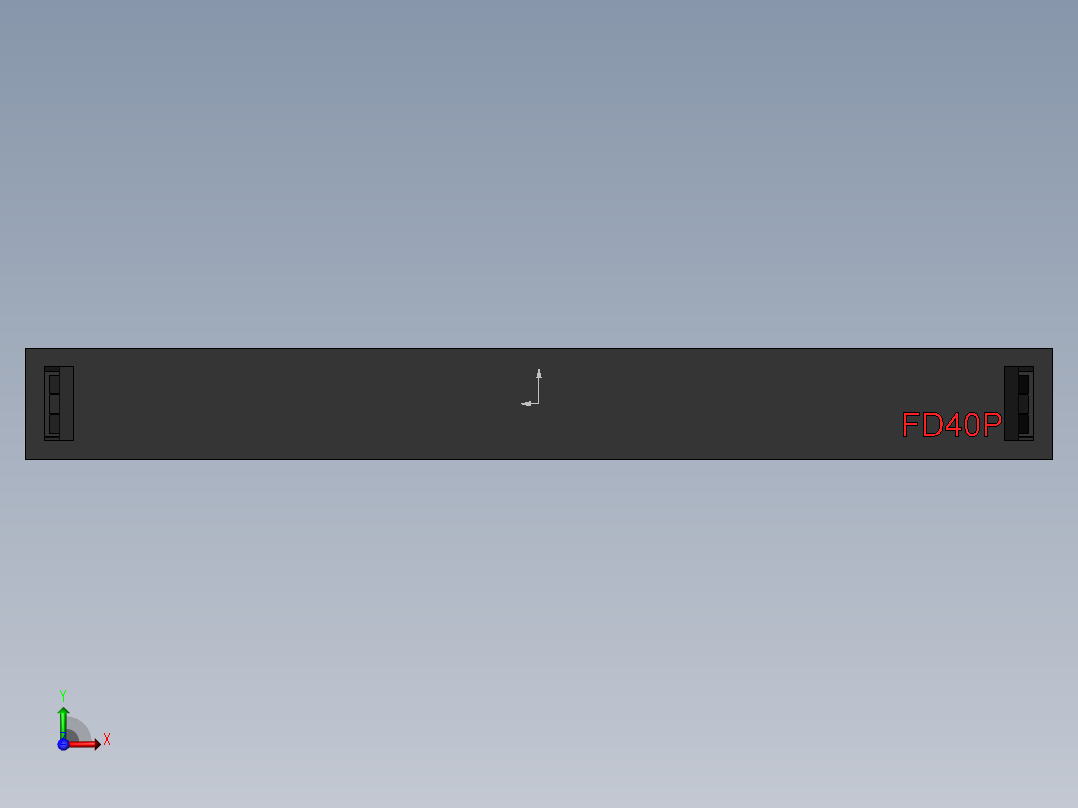 FDC 连接器-2-54-pitch-pcb-mount前视图