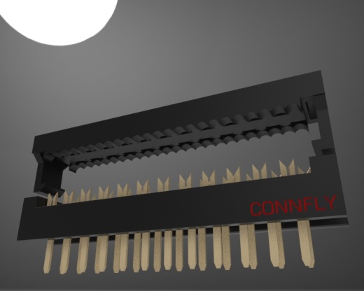 FDC 连接器-2-54-pitch-pcb-mount缩略图