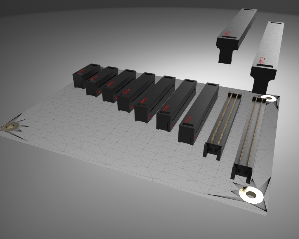 FDC 连接器-2-54-pitch-pcb-mount