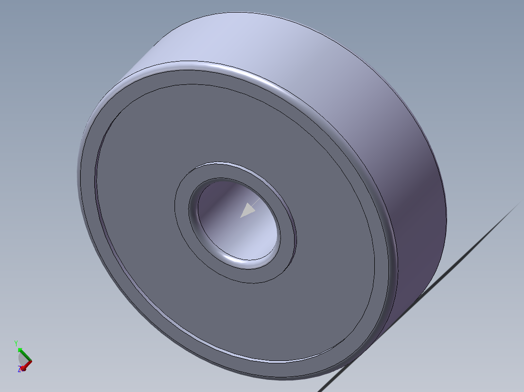 深沟球轴承634-2Z主视图