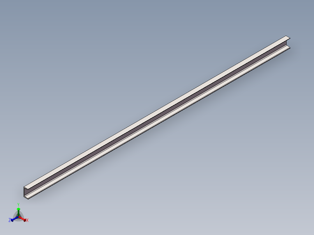 GB╱T 706-2008[槽钢3000]主视图