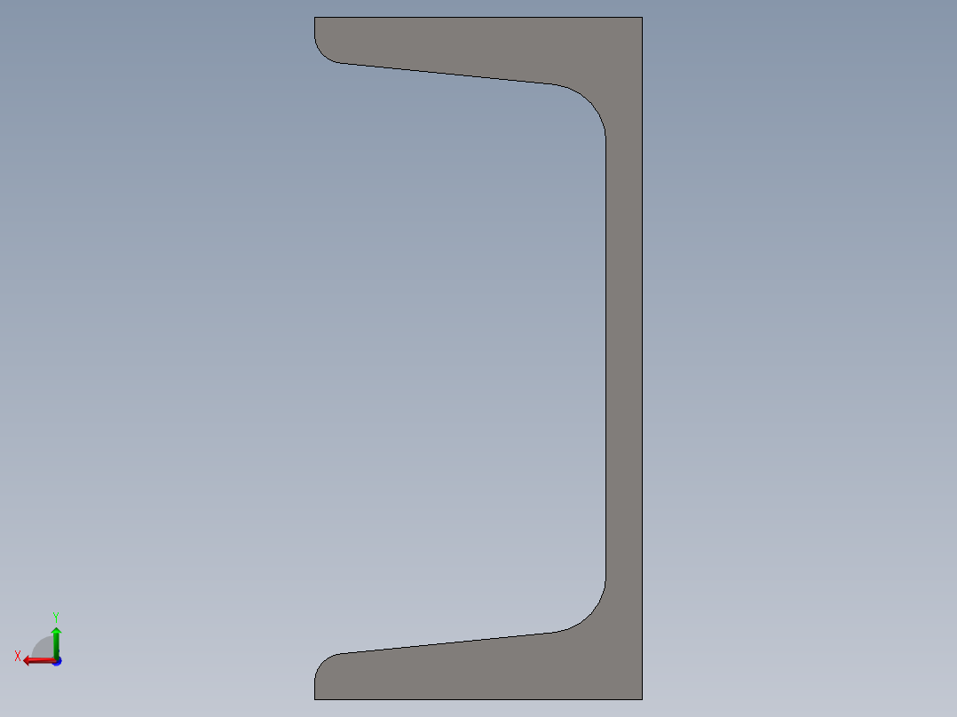 GB╱T 706-2008[槽钢3000]后视图