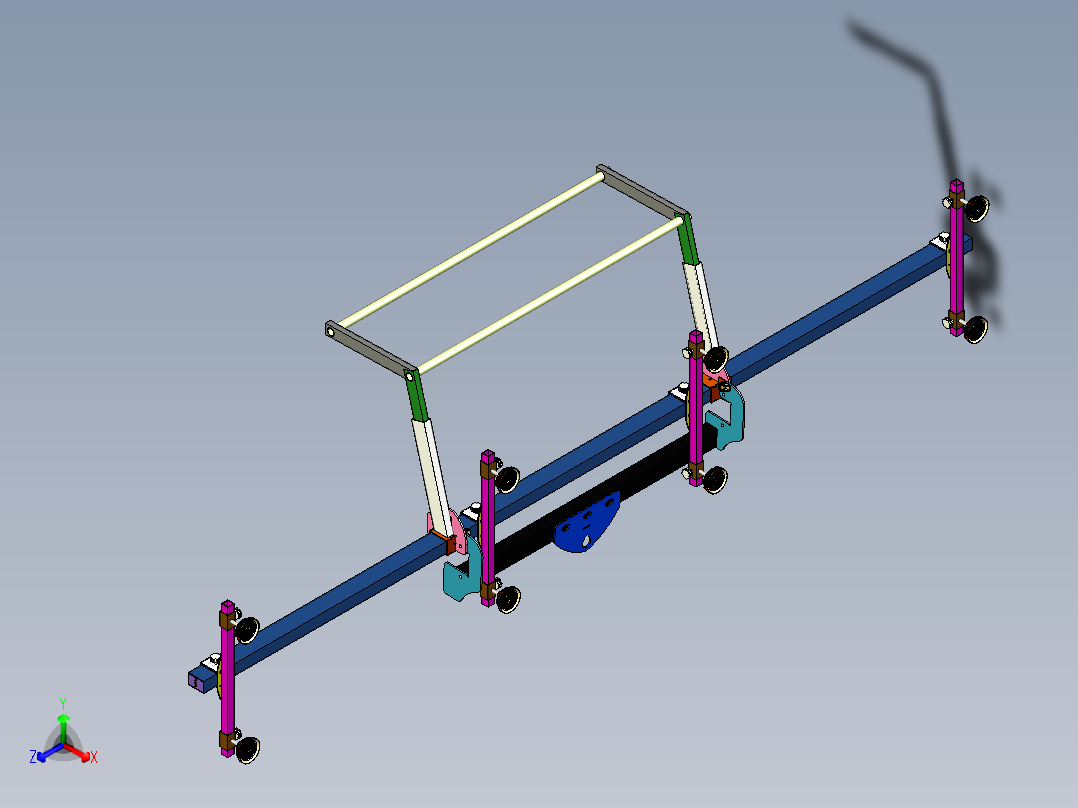 B3003538-真空板起升机吸盘正等轴测图