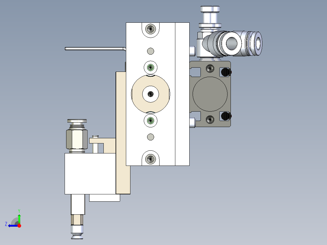 变距取料8工位（台阶型）右视图
