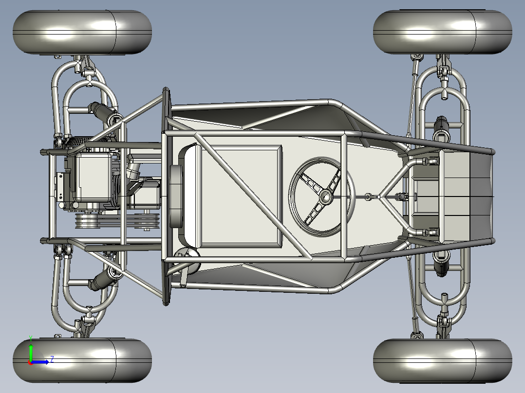 A3003683-全地形车卡丁车左视图