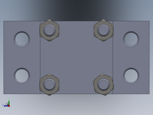 A0002869-转向横拉杆气缸（带前法兰安装）40x25x380 毫米右视缩略图