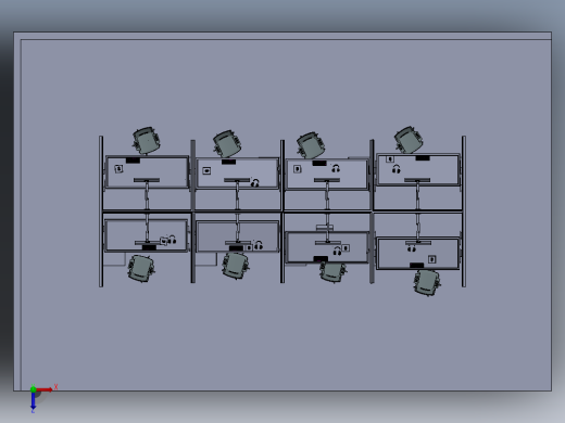 电脑桌(30)俯视缩略图