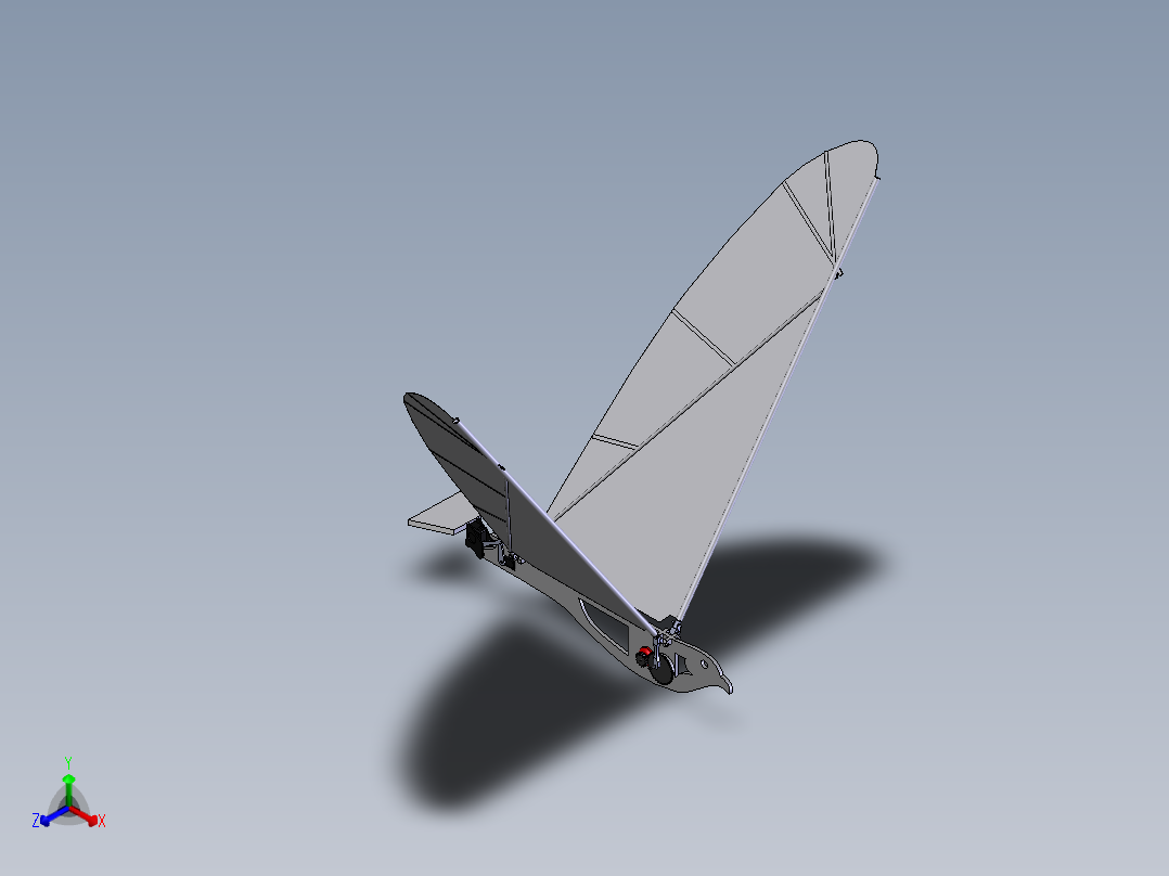 机器鸟正等轴测图