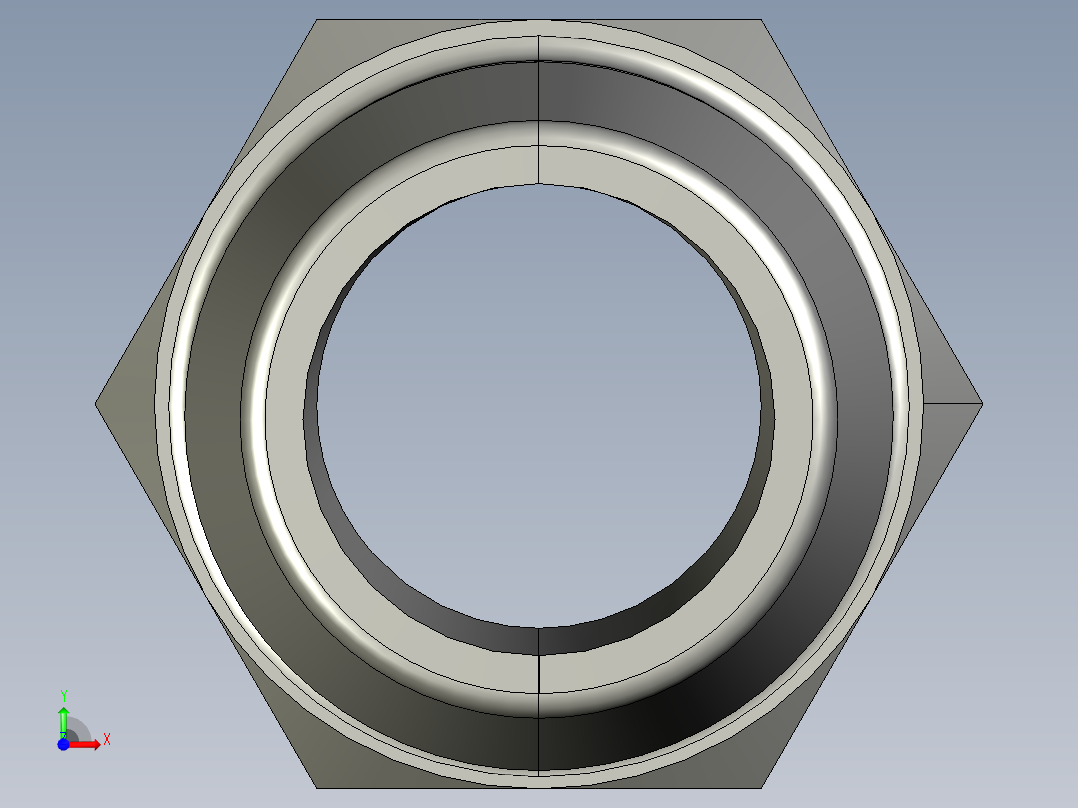 B2005121-软管接头宝塔接头前视图