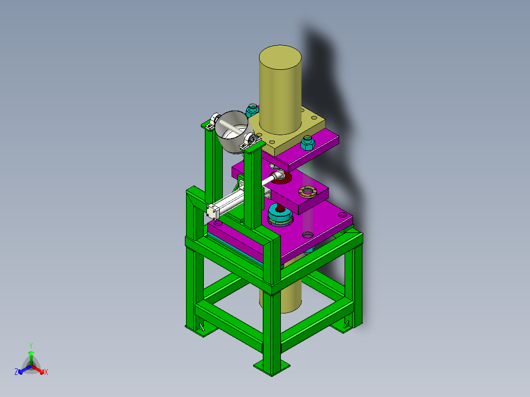 自动投料压力机