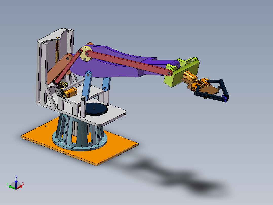 冲床上下料机械手设计