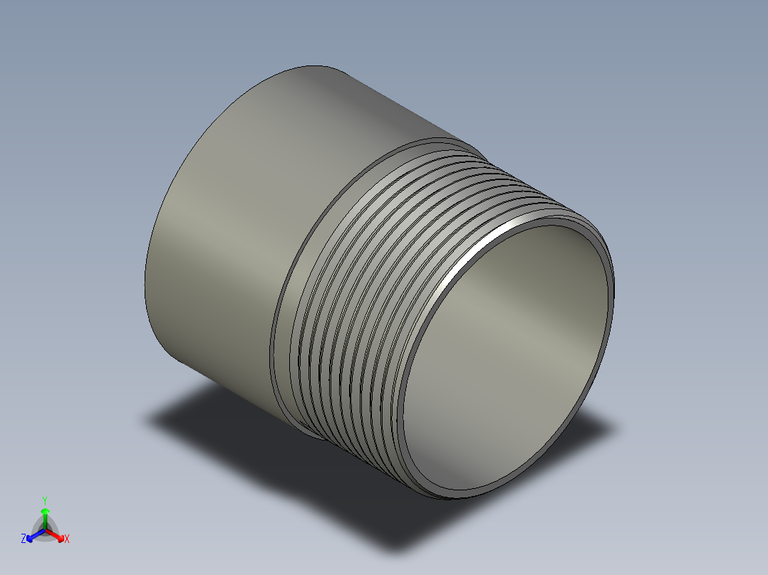 螺纹管丝头-单外丝 DN40