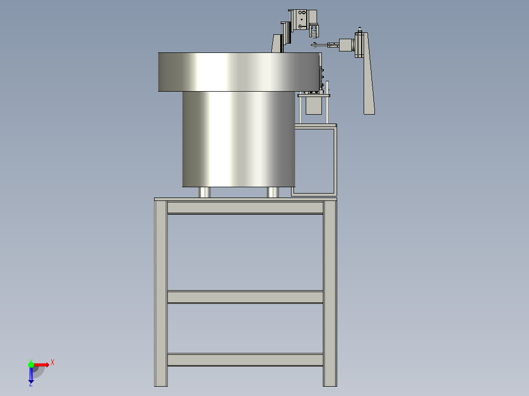 回弹弹簧上料总成俯视图