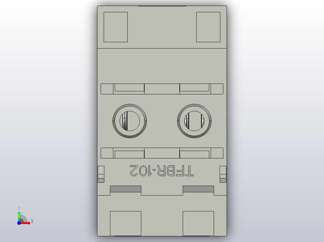 怡合达保险座保险管ZKD30-2前视图