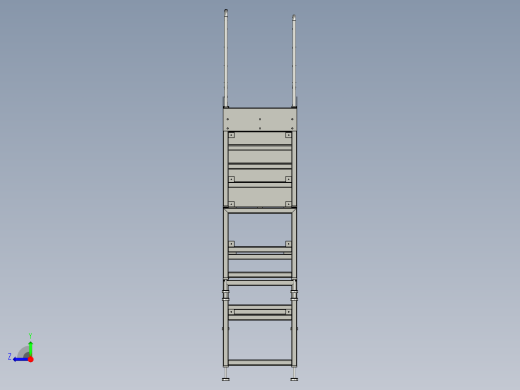 外走廊总装配右视缩略图