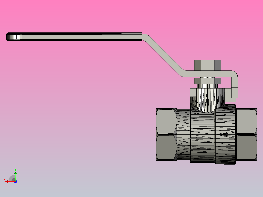 0.5英寸 阀门后视图