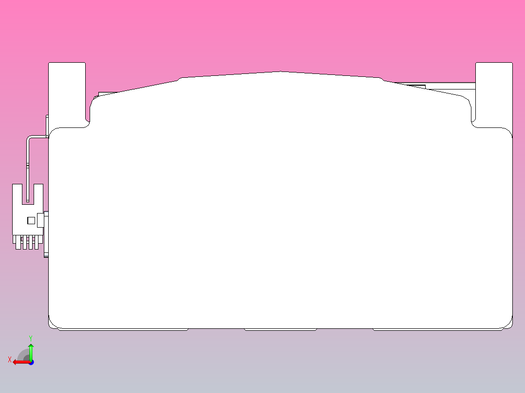 皮带直线轴半封闭可选导轨TPA-HNB-202D-140-L2750-ML-C-P75-N3后视图