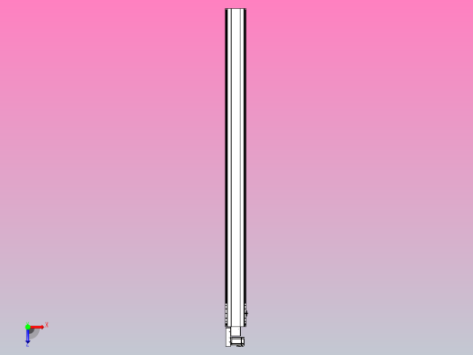 皮带直线轴半封闭可选导轨TPA-HNB-202D-140-L2750-ML-C-P75-N3俯视缩略图