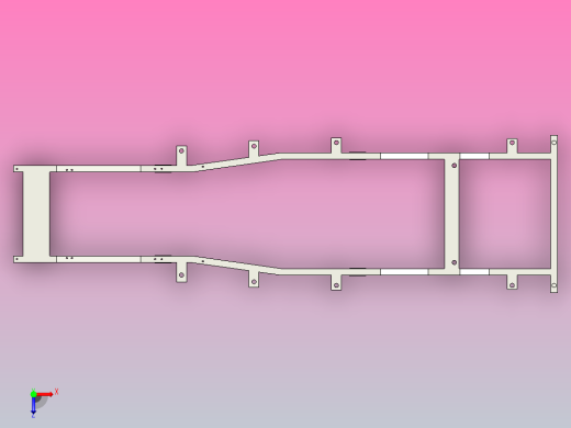 吉普CJ8框架模型俯视缩略图