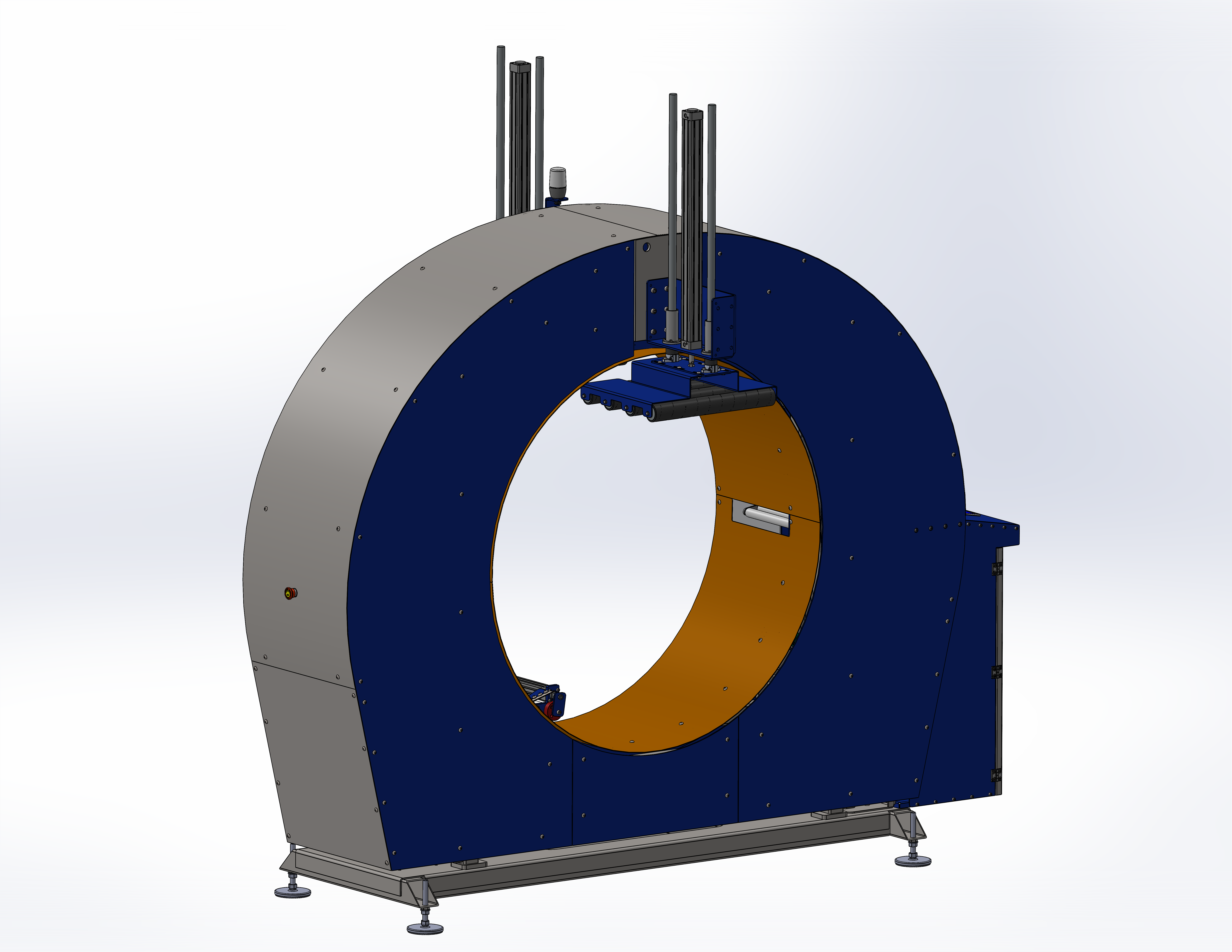 yatay strec sarma makinesi水平拉伸包装机12