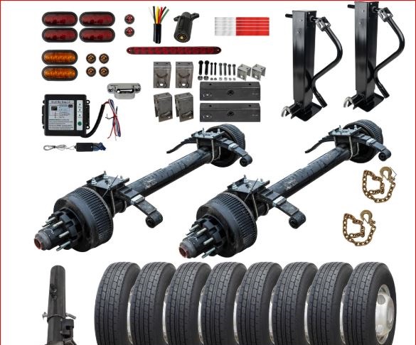 重载串联车轴3D数模图纸 STEP格式