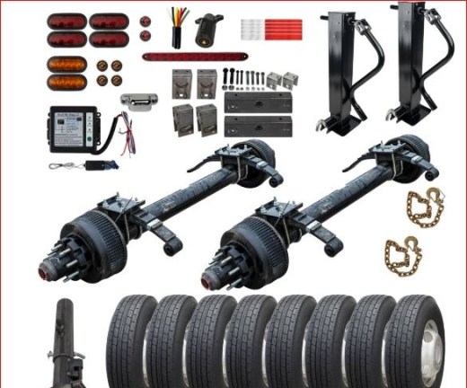 重载串联车轴3D数模图纸 STEP格式缩略图