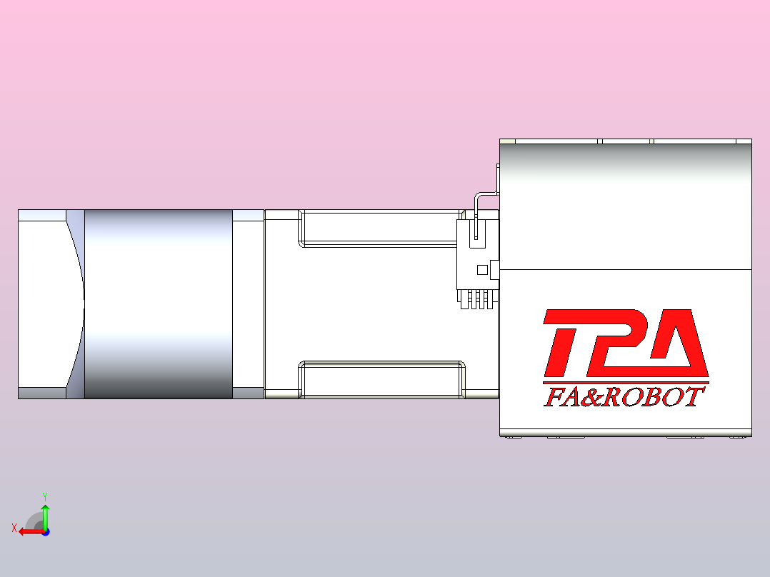 带式直线轴半闭式TPA-ONB-80-170-L2350-DR-J60-N3后视图