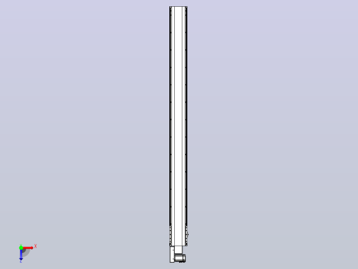 皮带直线轴半封闭可选导轨TPA-HNB-202D-140-L2400-ML-C-P75-N3俯视缩略图