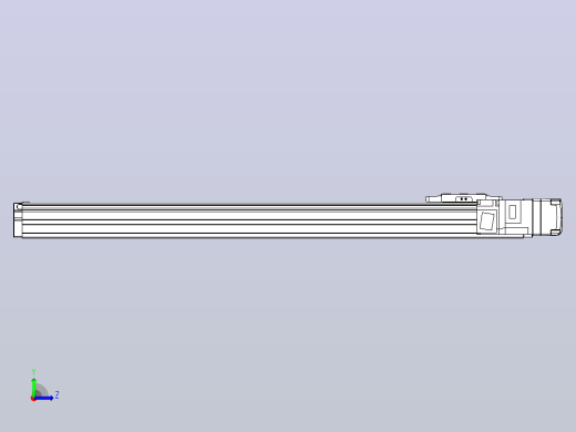滚珠丝杠直线轴内置导轨TPA-GCR-40-1210C-L450-MR-M10-N3左视缩略图
