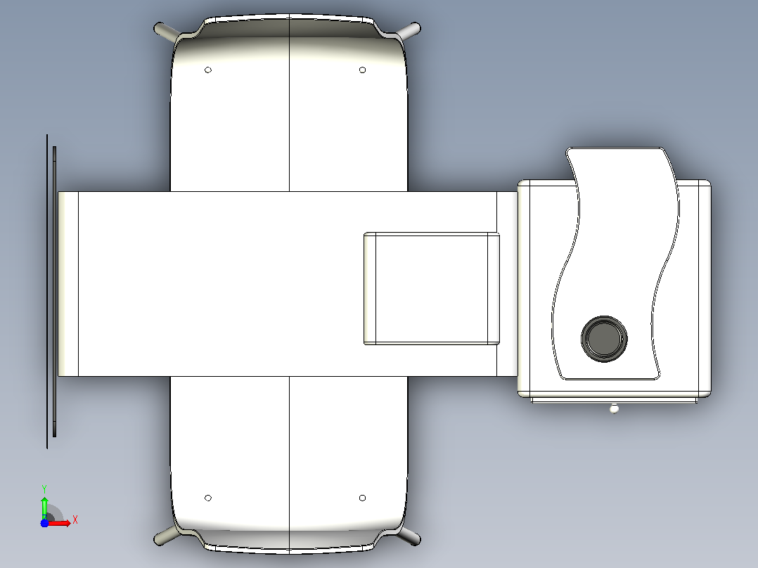 IRONCAD 2026-美甲站前视图