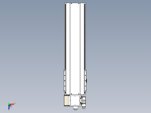皮带直线轴半封闭可选导轨TPA-HNB-220D-176-L550-LP-C-P1K-N3俯视缩略图