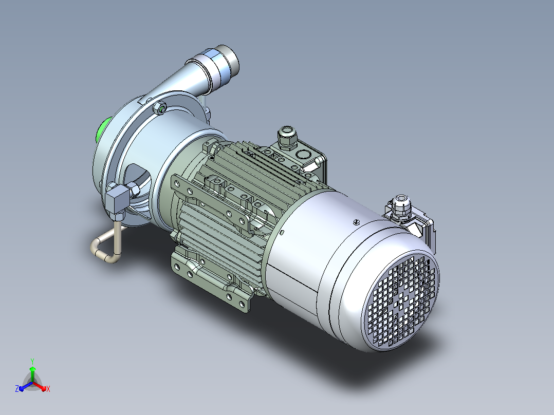 泵 CTI CC 1SSV2K4FZ-15C 1,5kW_2900rpm主视图